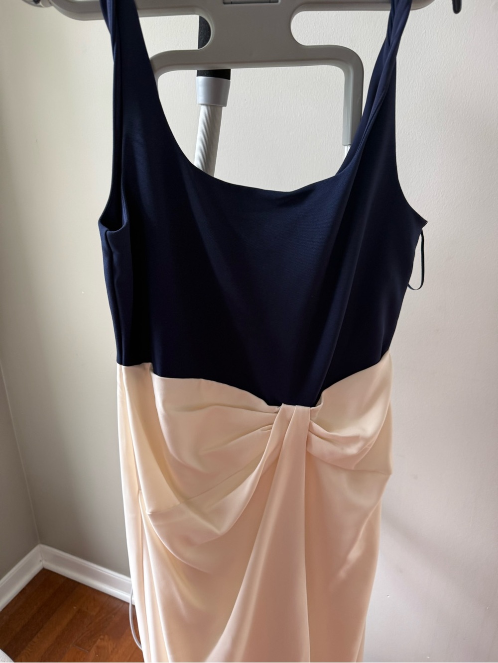 lauren ralph two-tone ottoman & creoe sleeveless gown - Picture 5 of 8